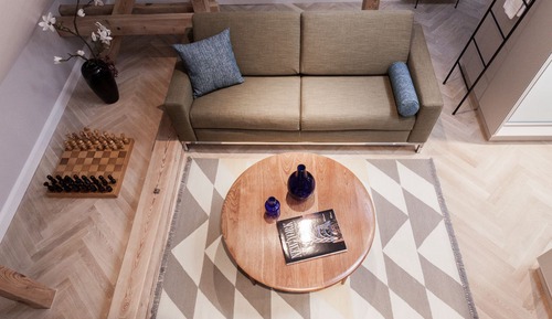 Dúplex Deluxe, 1 cama de matrimonio grande con sofá cama