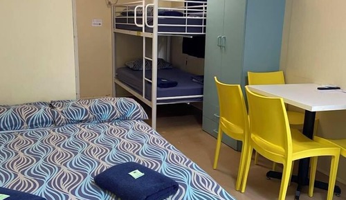 Cabaña económica, varias camas