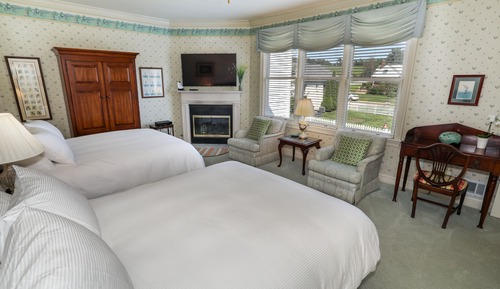 Habitación de lujo doble, 2 camas de matrimonio, no fumadores, vistas al jardín