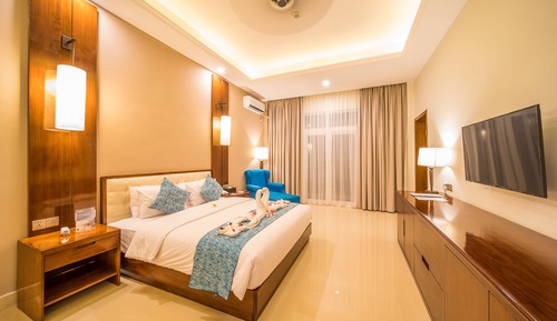 Habitación Deluxe doble, vistas al jardín