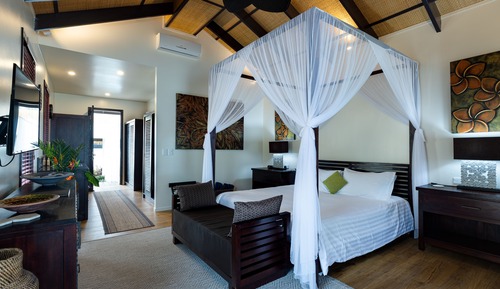 Villa ejecutiva, 1 cama de matrimonio grande, vistas a la playa