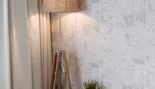 Habitación con 2 camas individuales, vistas al patio