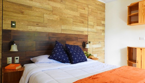 Habitación Confort doble, 1 cama doble, vistas al jardín