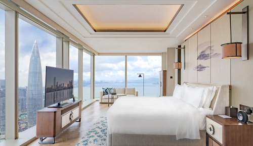Estudio, 1 cama de matrimonio grande, vistas a la bahía