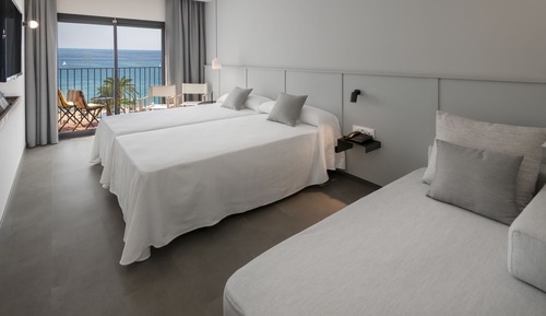 Habitación estándar con 1 cama doble o 2 individuales, vistas a la ciudad