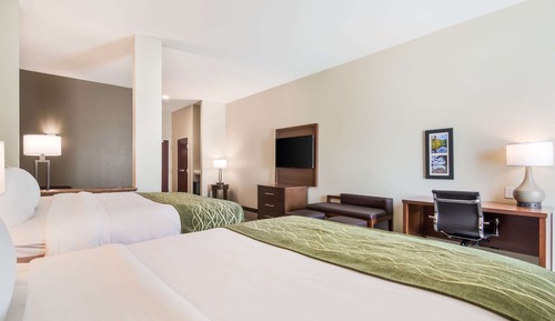 Habitación, 2 camas de matrimonio, accesible para personas con discapacidad, no fumadores