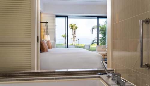 Habitación Deluxe, vistas parciales al mar (Twin)