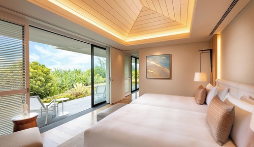 Habitación, no fumadores, Acceso al salón del club (Halekulani Cliff Villa, with pool)