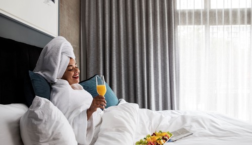 Estudio, 1 cama de matrimonio grande, accesible para personas con discapacidad