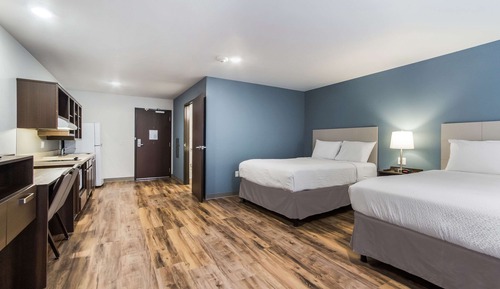 Habitación, 2 camas de matrimonio, accesible para personas con discapacidad, no fumadores