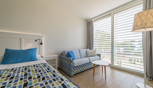 Double or Twin Room +2 27m² Courtyard/Park View with French Balcony