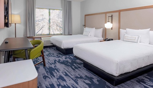 Habitación, 2 camas de matrimonio, no fumadores (Mobility/Hearing Accessible, Tub)