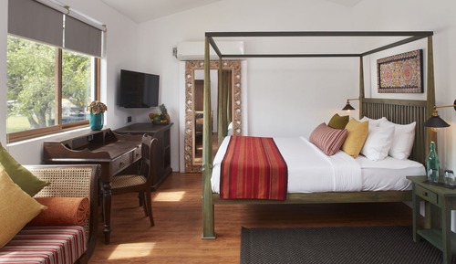 Cabaña Deluxe, 1 cama de matrimonio, no fumadores, vistas al lago