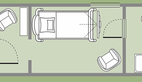 Habitación, 1 cama individual (Zirkuszimmer)