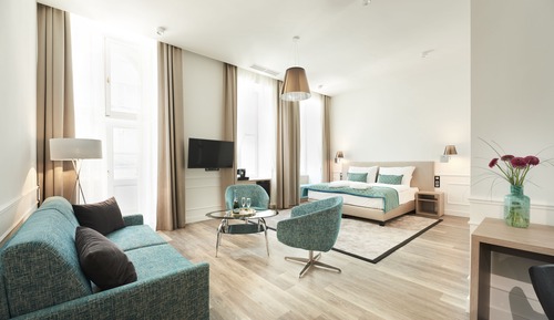 Suite junior, 1 cama de matrimonio grande con sofá cama, no fumadores