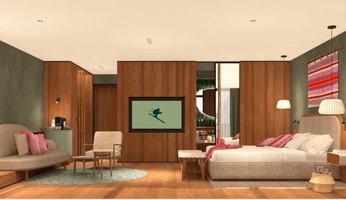 Suite superior, balcón, vistas a la montaña