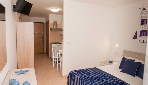 Apartamento estándar, 1 cama de matrimonio, vistas al mar