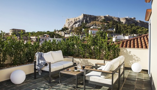 Suite, bañera de hidromasaje (Iconic, Acropolis View)