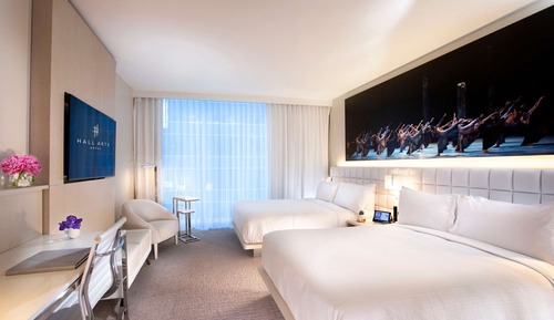 Habitación, 2 camas de matrimonio (Hearing Accessible)