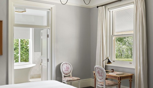 Habitación Deluxe, 1 cama de matrimonio grande, bañera, vistas al viñedo