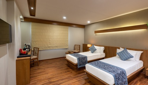 Habitación ejecutiva con 1 cama doble o 2 individuales, vistas a la ciudad