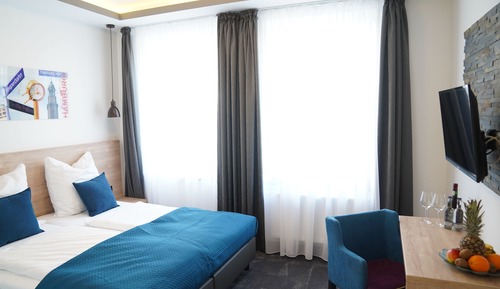 Habitación con 1 cama doble o 2 individuales