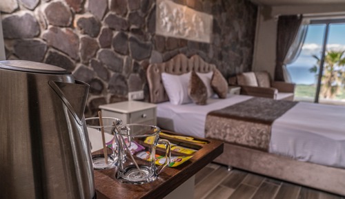 Habitación Deluxe, bañera de hidromasaje, vistas al mar