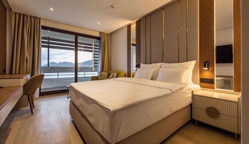 Habitación superior, vistas al mar