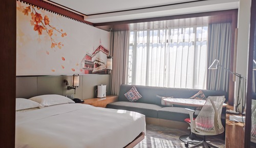 Habitación, 1 cama de matrimonio grande, accesible para personas con discapacidad, fumadores