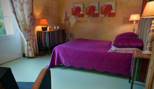 Habitación clásica doble, accesible para personas con discapacidad (Chambre Aux Tulipes)