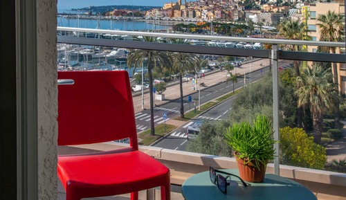 Habitación triple, varias camas, vistas al mar
