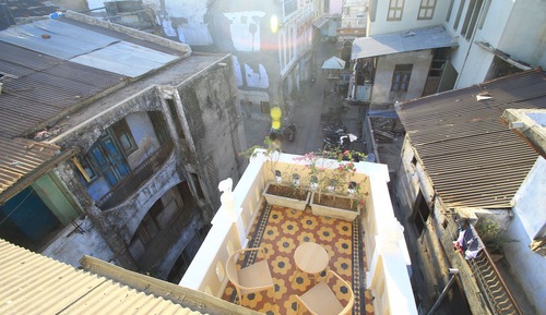 Habitación exclusiva con 2 camas individuales, 1 habitación, vistas a la ciudad