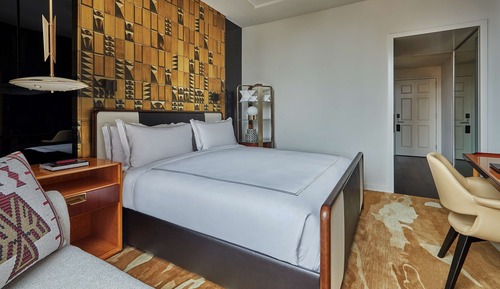 Habitación superior, 1 cama de matrimonio grande, accesible para personas con discapacidad