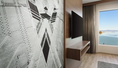 Suite, 1 cama de matrimonio grande con sofá cama, vistas a la bahía