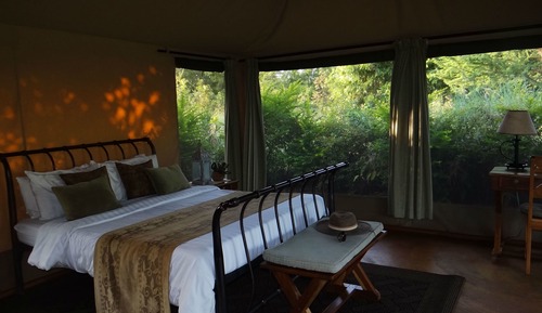 Tienda de lujo, 1 cama doble, vistas al jardín, en la zona del jardín