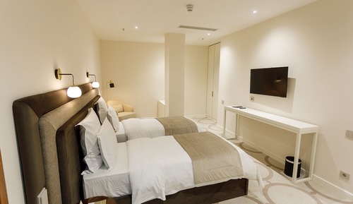 Habitación clásica con 2 camas individuales, no fumadores (corridor view)