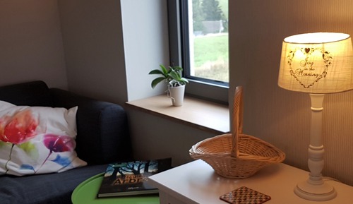 Habitación panorámica con 2 camas individuales, balcón