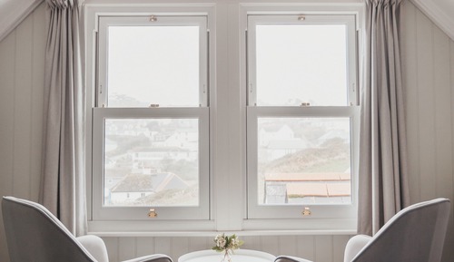 Habitación doble superior, baño privado, vistas parciales al mar (2nd Floor)