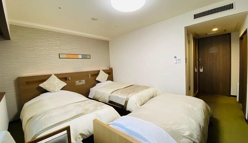 Habitación con 2 camas individuales, no fumadores (Twin+Extra Bed Room)