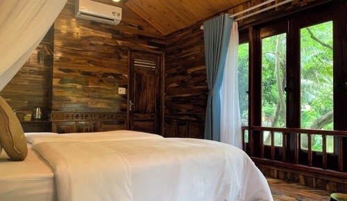 Cabaña Signature, 1 cama de matrimonio grande, vistas al lago