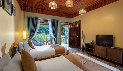 Habitación familiar, 2 habitaciones, vistas al lago (Studio)