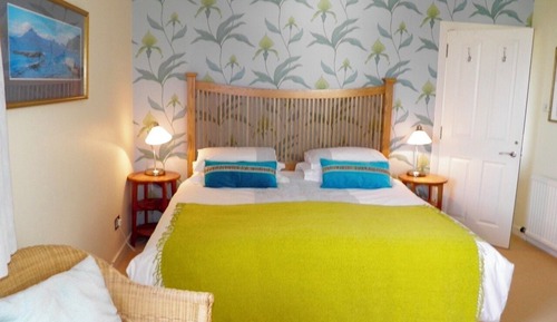 Habitación con 1 cama doble o 2 individuales, baño privado (Orchid Room)