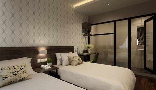 Habitación con 2 camas individuales (Window)