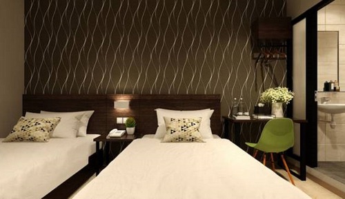 Habitación con 2 camas individuales, sin ventanas (2 Single Beds)