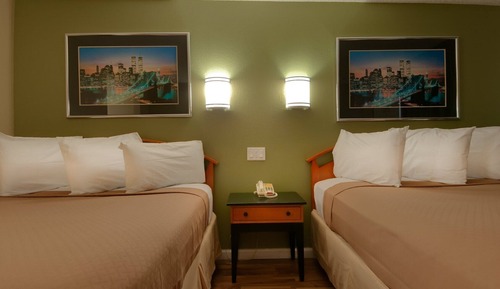 Habitación estándar, 2 camas de matrimonio, fumadores