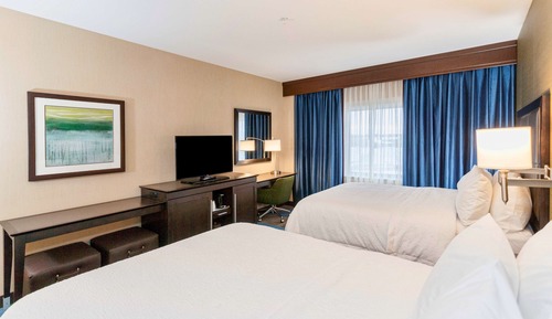 Habitación, 2 camas de matrimonio, no fumadores, frigorífico y microondas