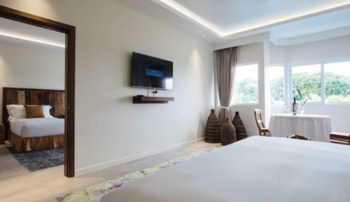 Habitación con 2 camas individuales, vistas al mar (Marina Blue Bay)