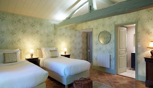 Habitación con 2 camas individuales, baño privado