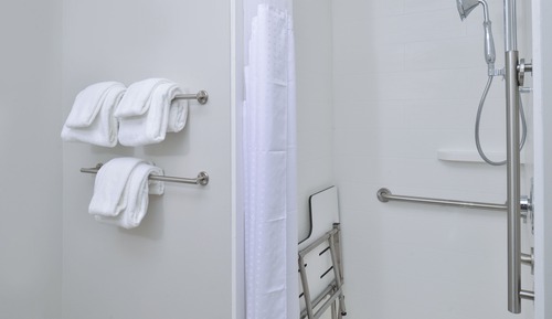 Habitación estándar, 1 cama de matrimonio grande (Comm, Roll Shwr)