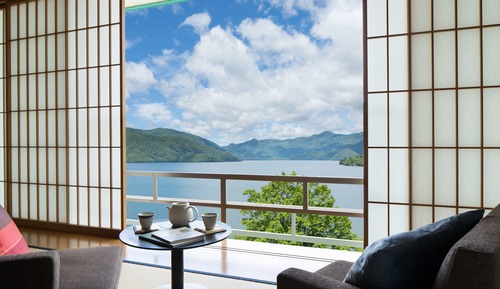 Habitación tradicional, vistas al lago (Japanese-style Suite WL6)